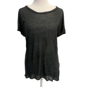 American vintage Paris Black Women's long tee
